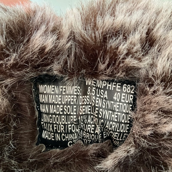 New WOT Lugz Empire Hi Fur Womens Boots Dusty Rose Pink Combat Moto Boots LaceUp - Picture 13 of 14